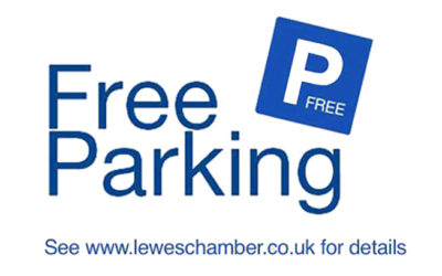 A bit of Christmas cheer – selected free parking in Lewes