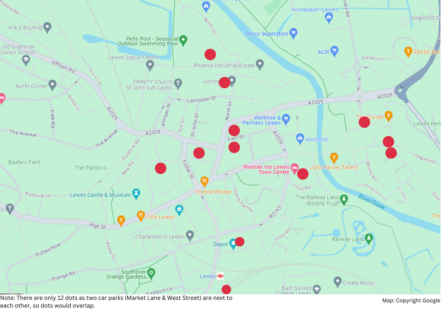 Free Car Parking Lewes Chamber of Commerce